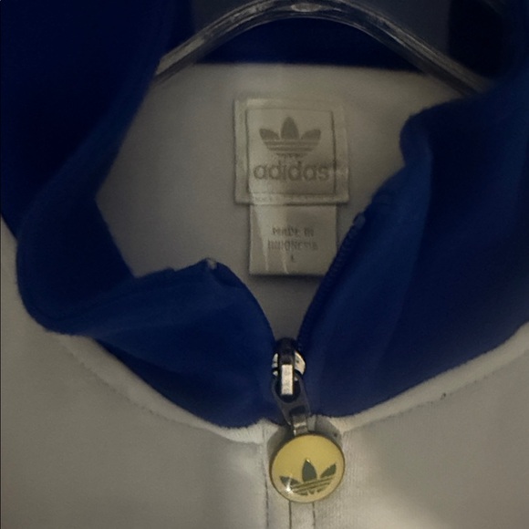 Adidas Blue and White Knicks Track Jacket - Picture 3 of 4